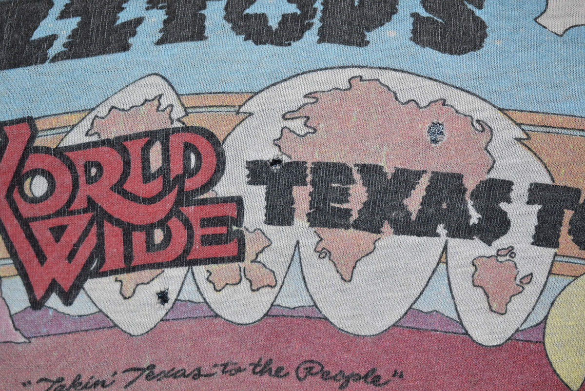 70s ZZ Top World Wide Texas Tour 1976 t-shirt Small product image 11