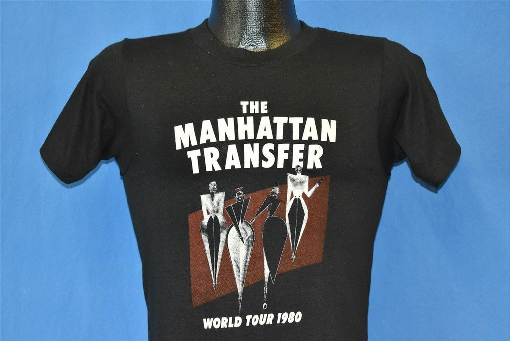80s Manhattan Transfer World Tour 1980 Deadstock t-shirt XS product image 1