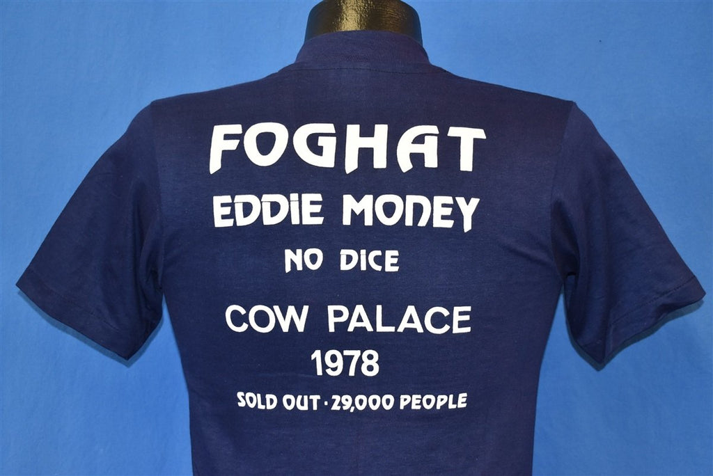70s Foghat Eddie Money No Dice Cow Palace 1978 t-shirt Small product image 5
