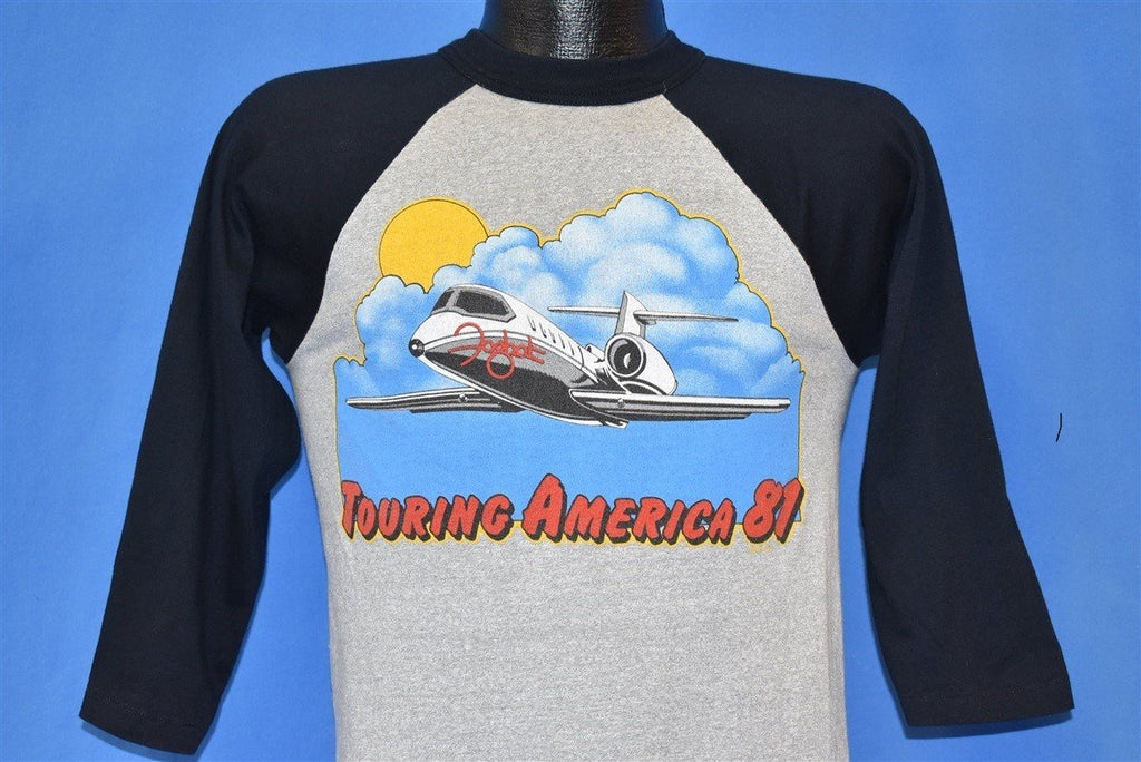80s Foghat Touring America 1981 Raglan t-shirt Small product image 1