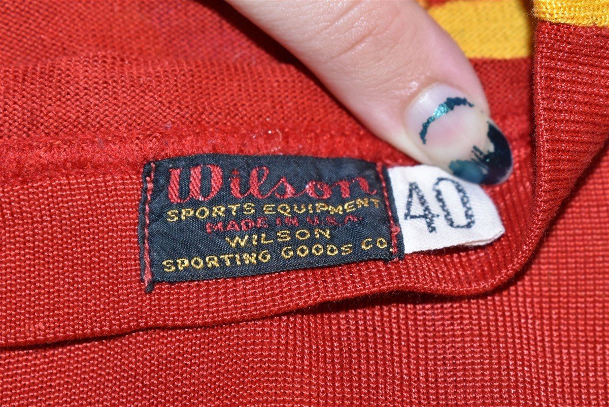 60s Wilson Basketball Jersey Blank Sleeveless t-shirt Small product image 3