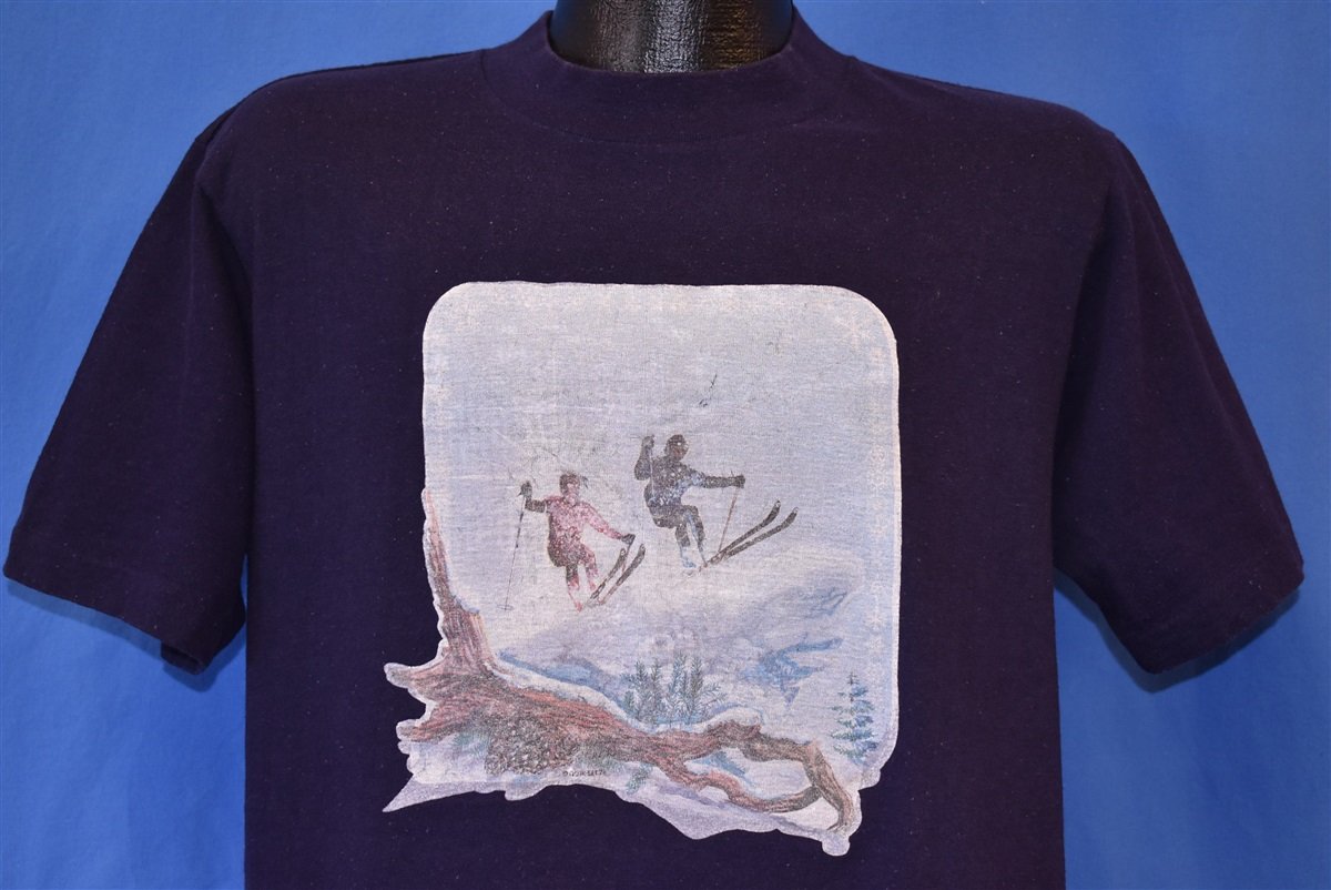 70s Skiing Ski Jump Mountain Slope t-shirt Large product image 1