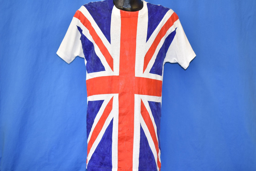 80s British Flag Hand Painted Union Jack t-shirt Medium product image 5