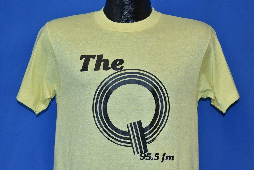 80s The Q 95.5 FM Rock Radio Station t-shirt Medium product image 1