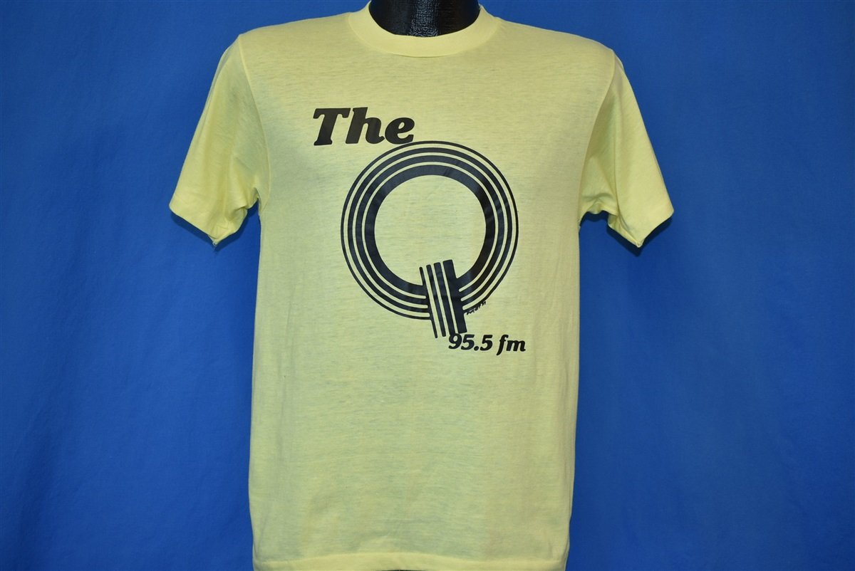 80s The Q 95.5 FM Rock Radio Station t-shirt Medium product image 2