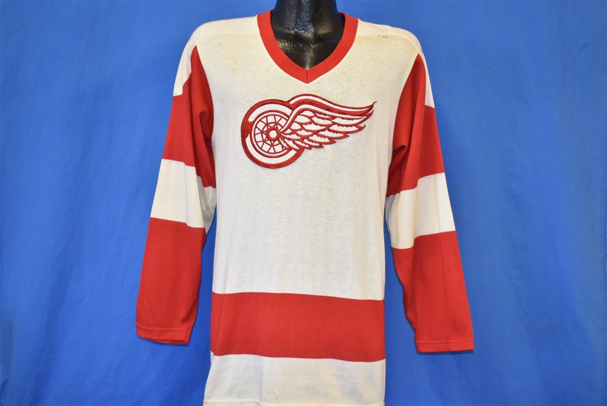 70s Detroit Red Wings Logo Hockey Jersey t-shirt Small product image 2