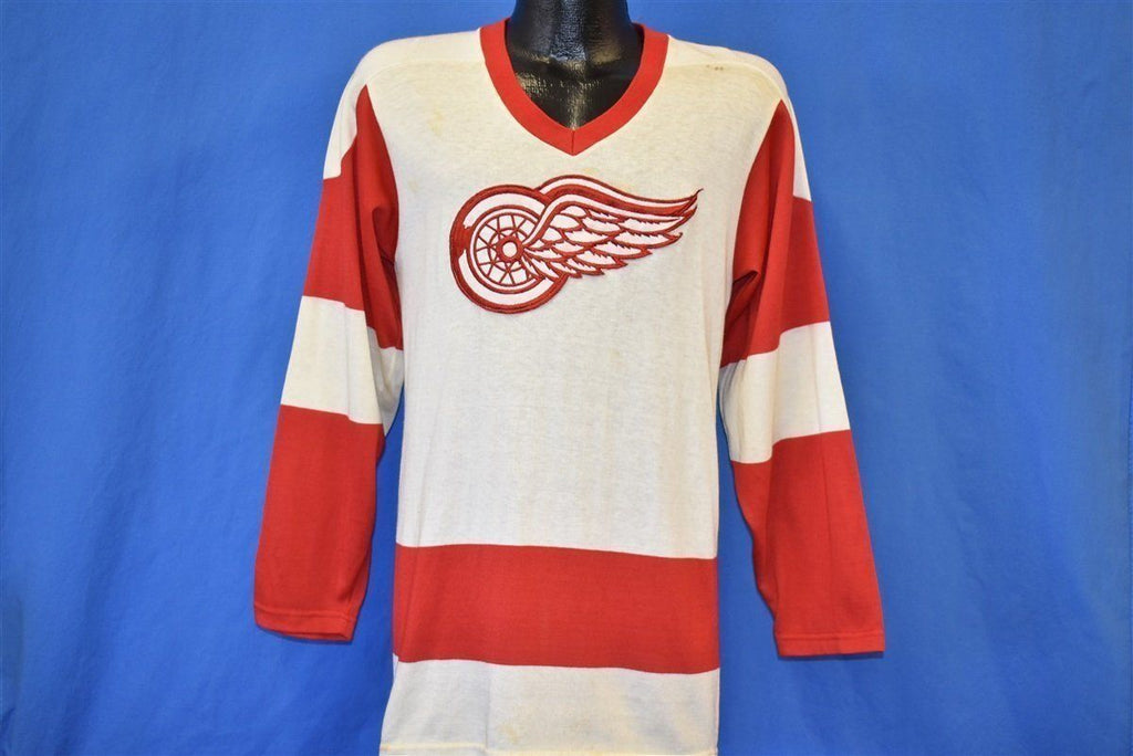 70s Detroit Red Wings Logo Hockey Jersey t-shirt Small product image 8