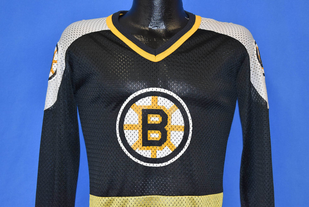 70s Boston Bruins Mesh Jersey Long Sleeve t-shirt Small product image 5