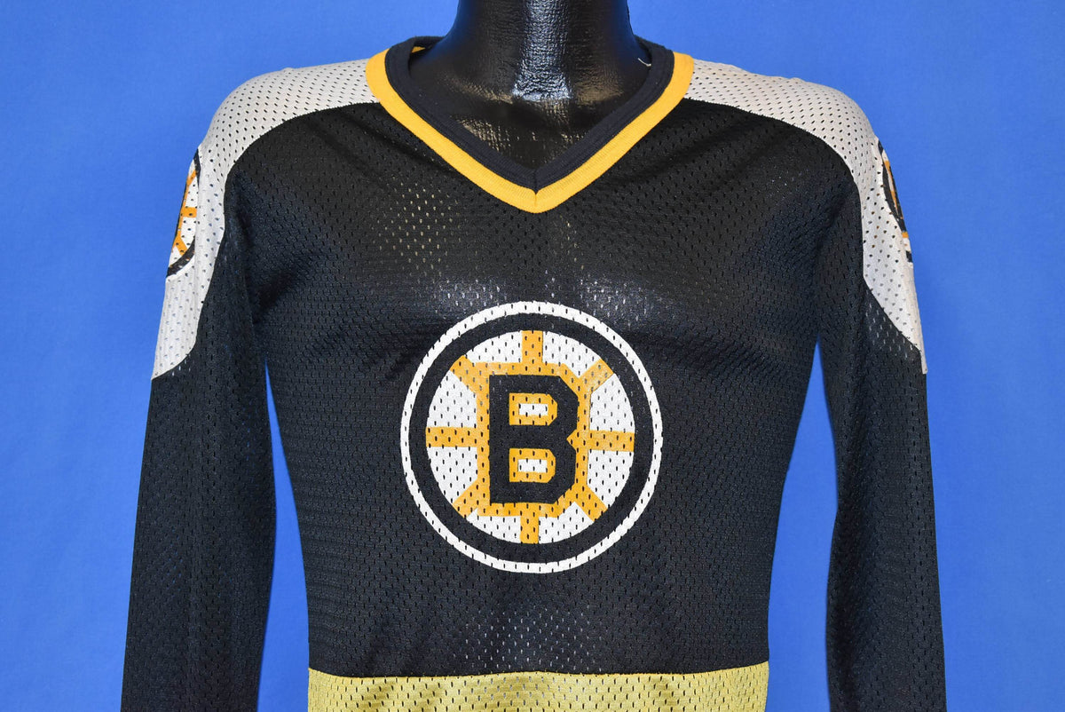 70s Boston Bruins Mesh Jersey Long Sleeve t-shirt Small product image 5