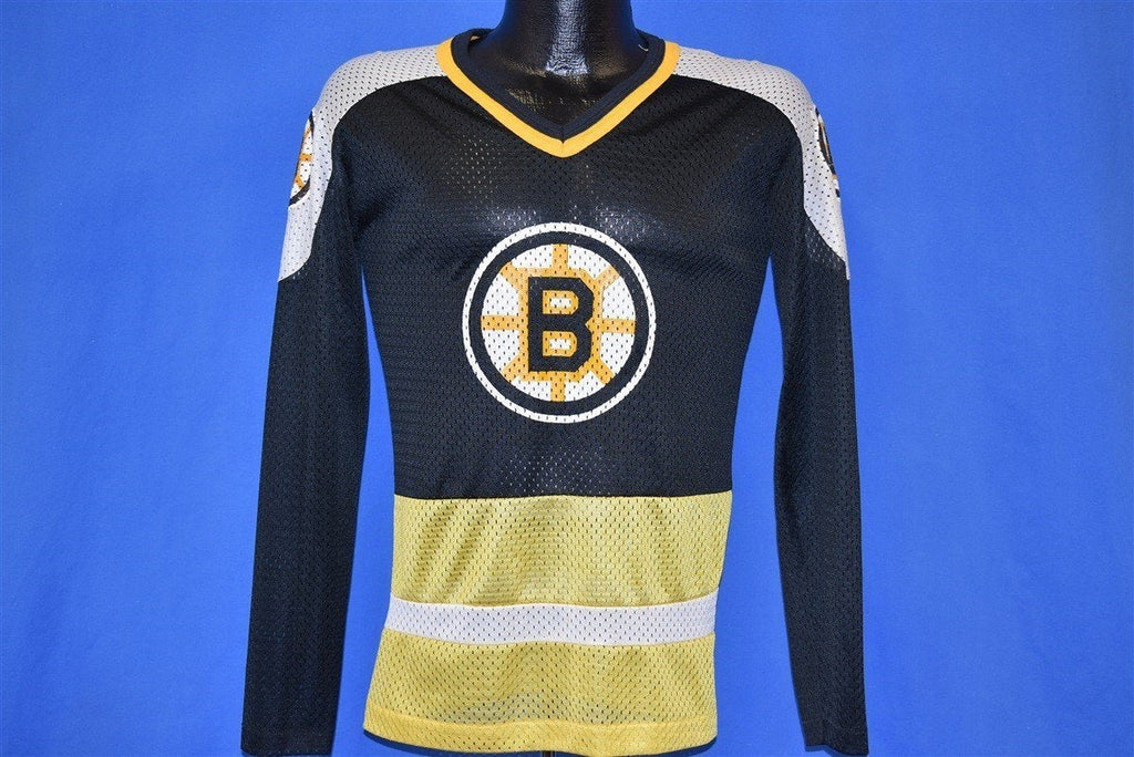70s Boston Bruins Mesh Jersey Long Sleeve t-shirt Small product image 2