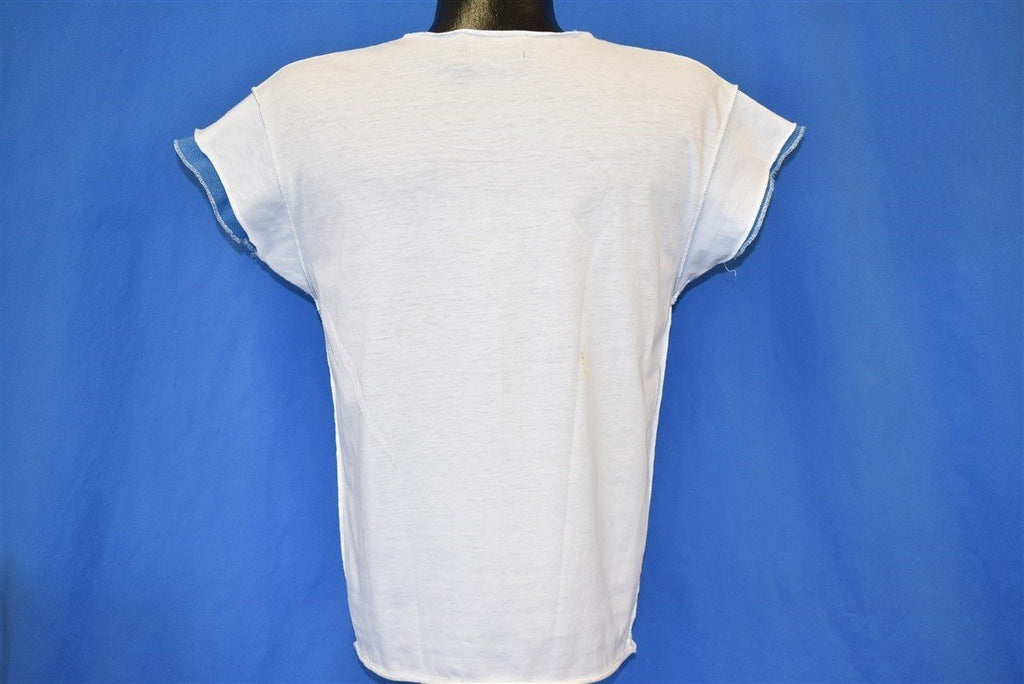 80s White Blue Mesh Two Tone Rocker t-shirt Small product image 2