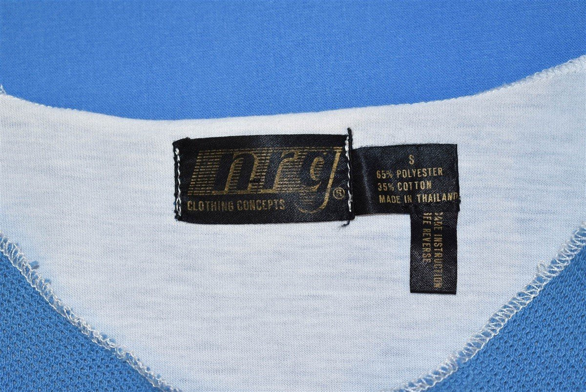 80s White Blue Mesh Two Tone Rocker t-shirt Small product image 3
