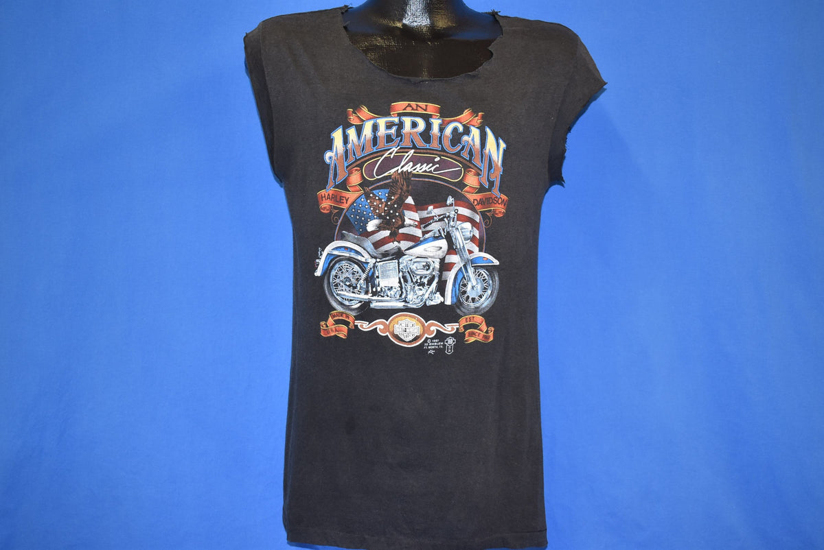 80s 3D Emblem Harley Davidson Motorcycle Supply t-shirt product image 2