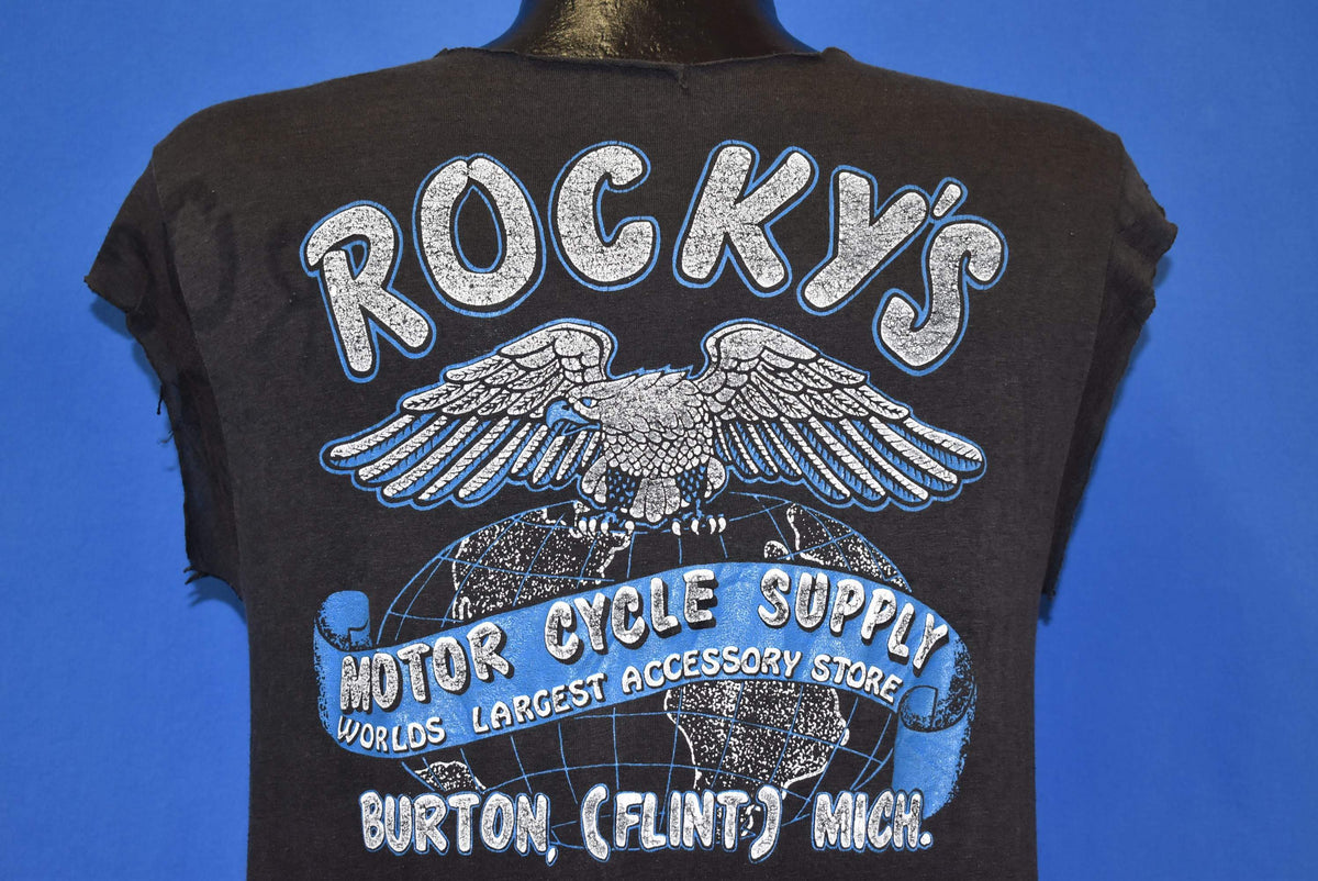 80s 3D Emblem Harley Davidson Motorcycle Supply t-shirt product image 5