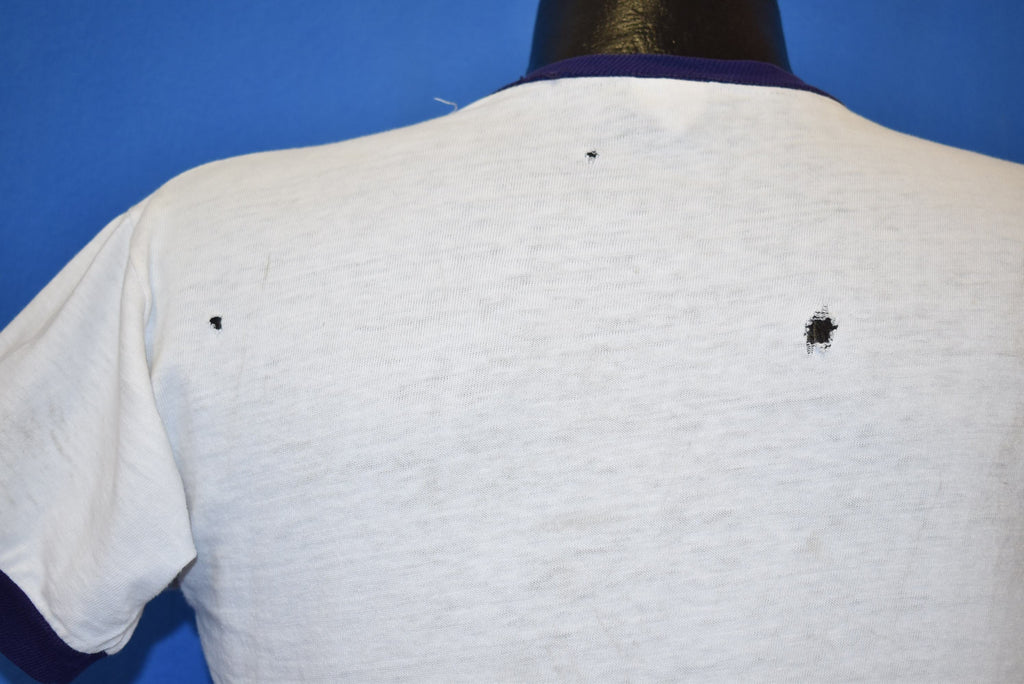 60s Finley Franks Distressed PE Ringer t-shirt Medium product image 5