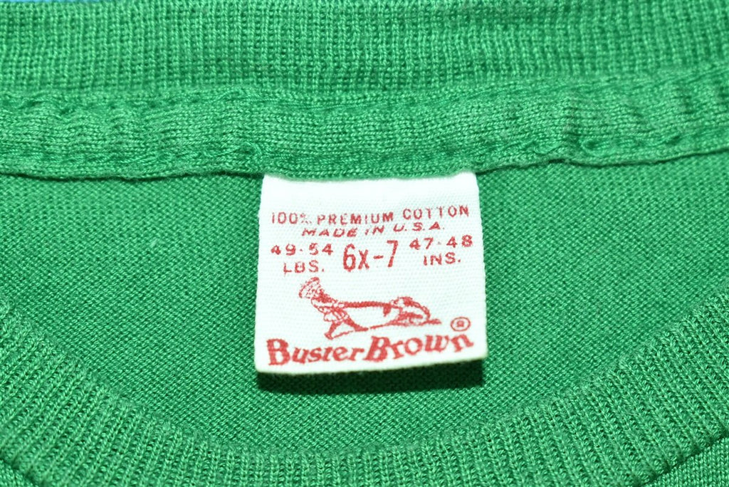70s Green Blank Cotton t-shirt Toddler 3T product image 3