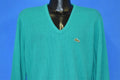 70s Izod Lacoste Teal Pullover Sweater Medium