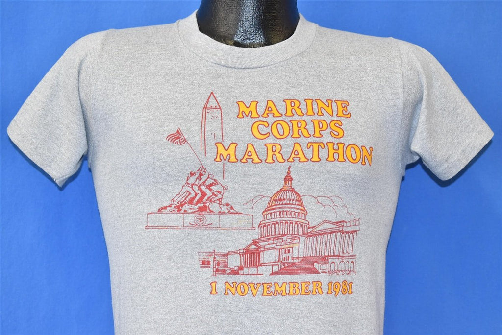 80s Marine Corps Marathon 1981 Washington DC t-shirt Small product image 1