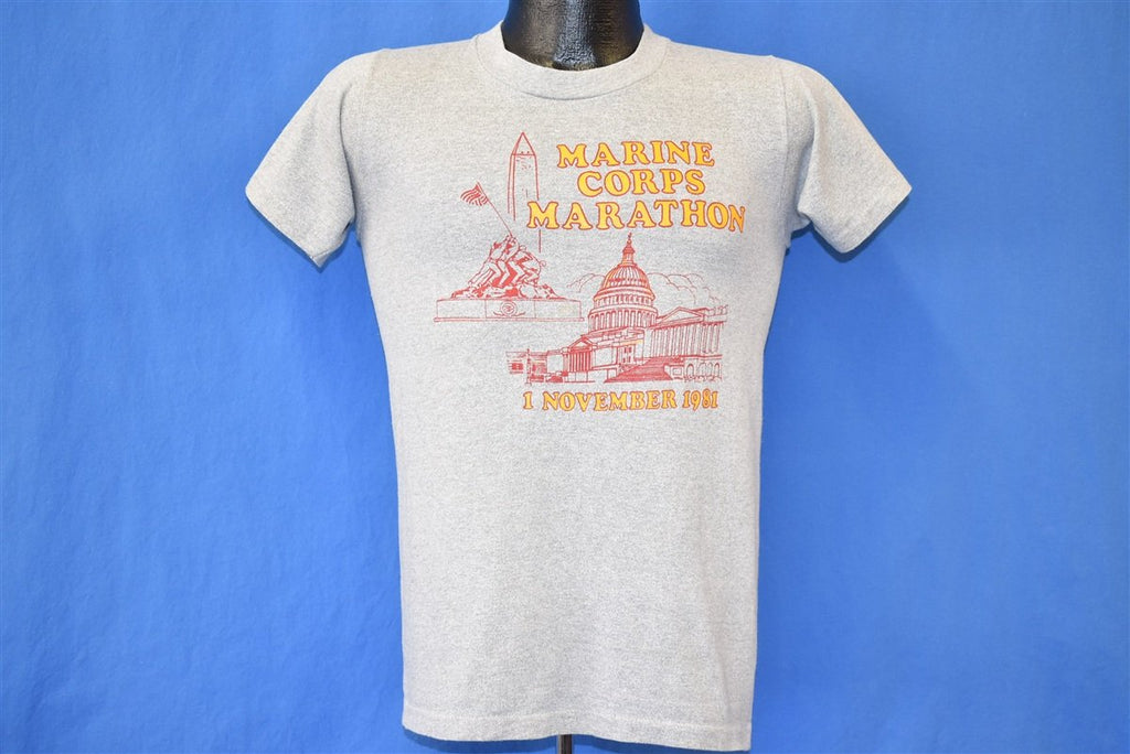 80s Marine Corps Marathon 1981 Washington DC t-shirt Small product image 2
