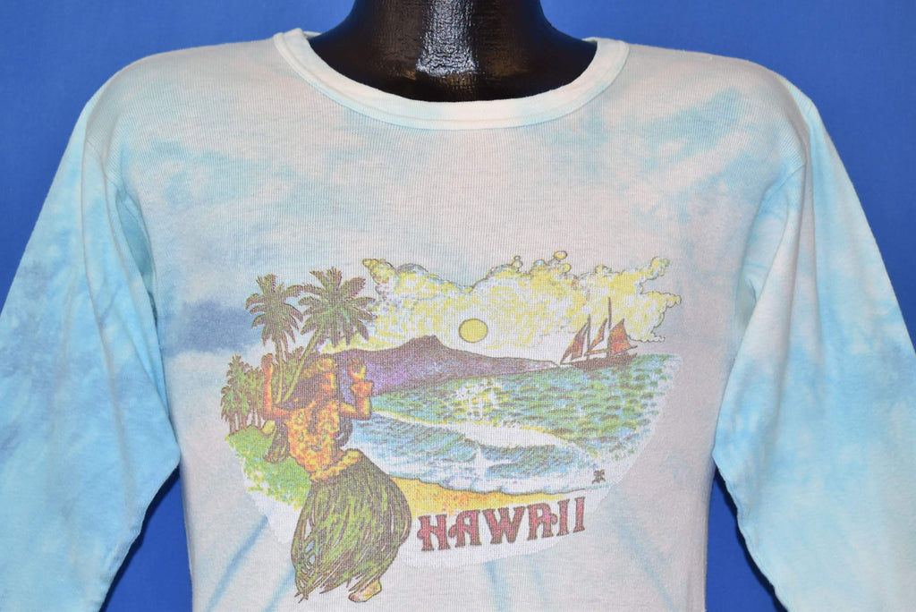 70s Hawaii Weed Maui Wowie Rib Knit Long Sleeve t-shirt product image 5