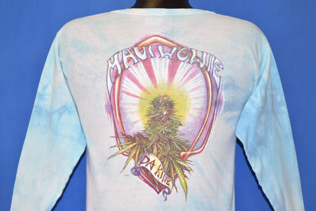 70s Hawaii Weed Maui Wowie Rib Knit Long Sleeve t-shirt product image 7