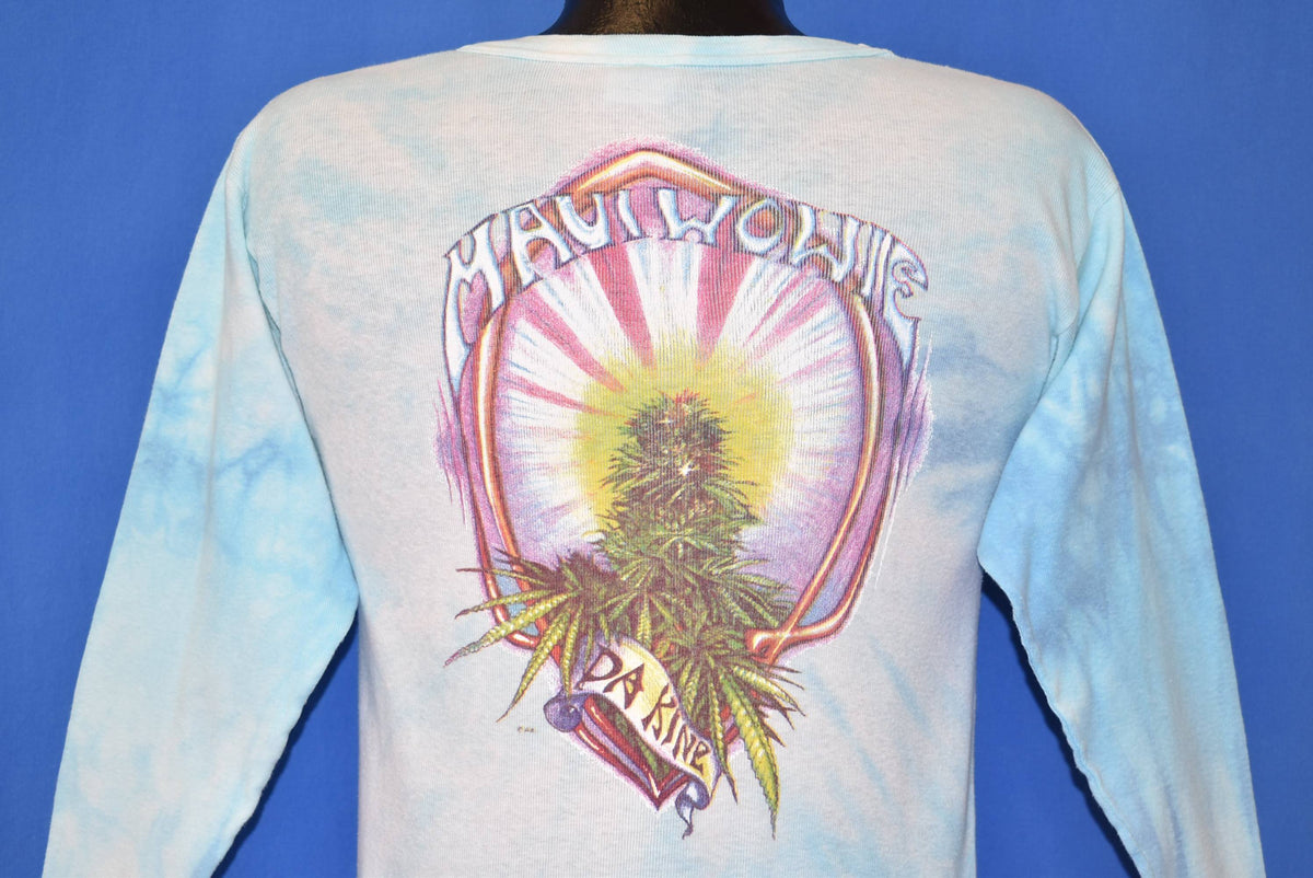 70s Hawaii Weed Maui Wowie Rib Knit Long Sleeve t-shirt product image 7