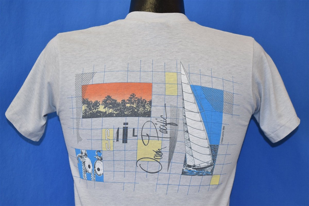 80s Ocean Pacific OP Sailboat Sunset t-shirt Youth Extra product image 1
