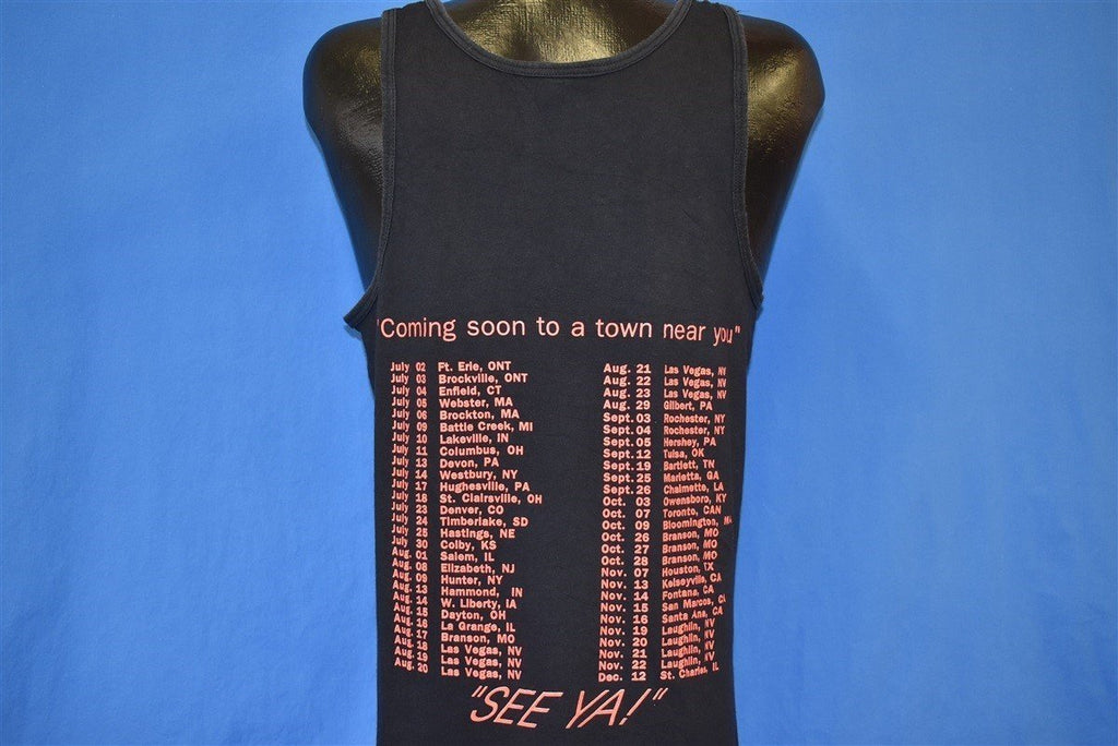 90s Eddie Rabbitt Live Ten Rounds Tour Tank Top t-shirt product image 3