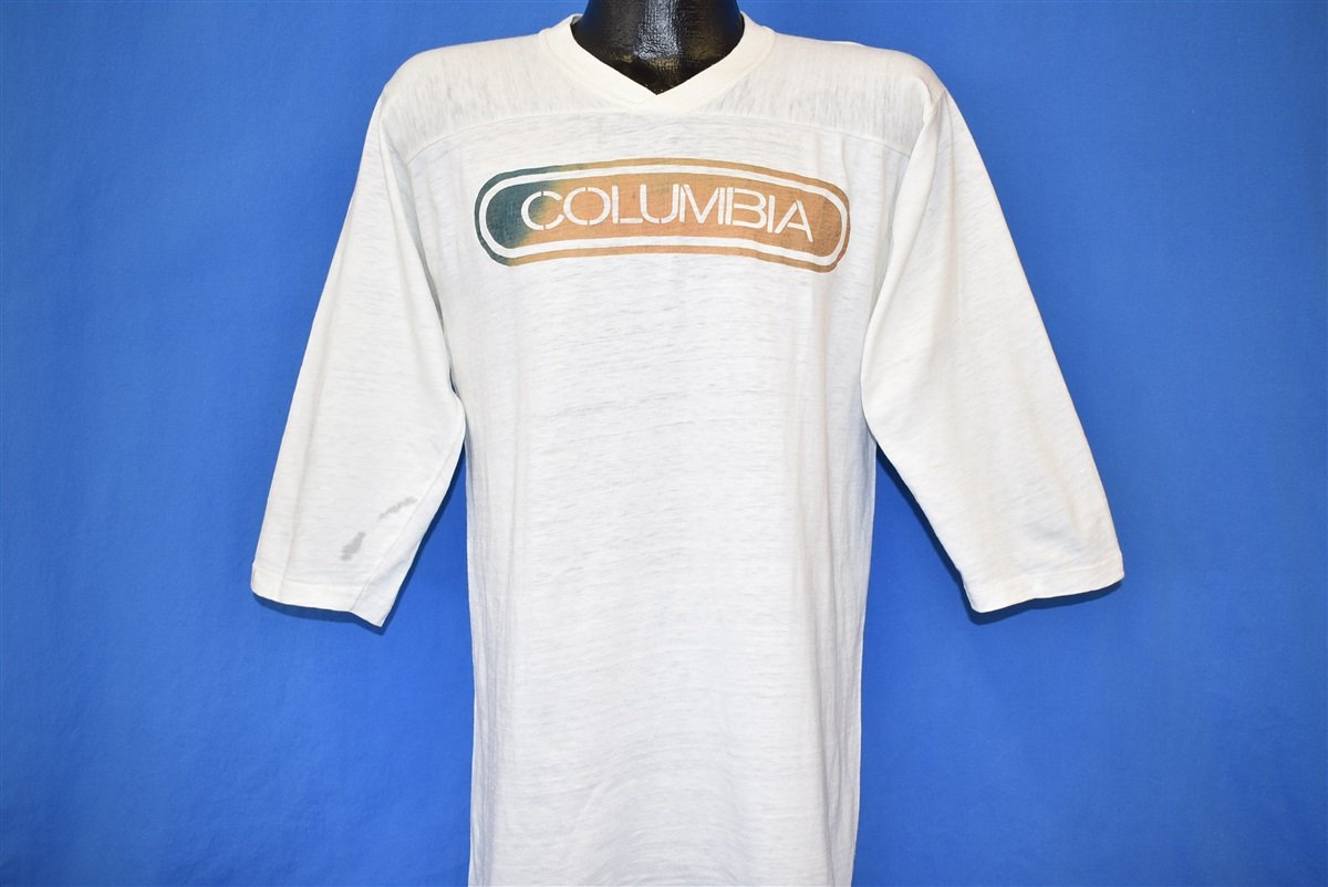 70s Columbia Records Faded Logo Jersey t-shirt Large product image 2
