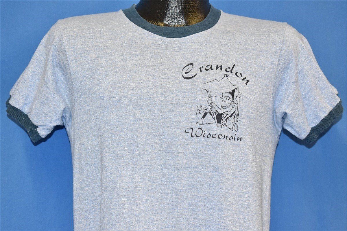 70s Crandon Wisconsin Blue Ringer t-shirt Medium product image 1