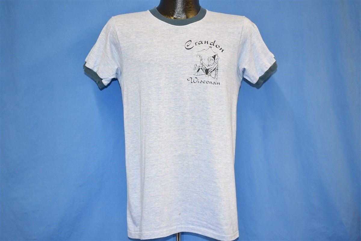 70s Crandon Wisconsin Blue Ringer t-shirt Medium product image 2
