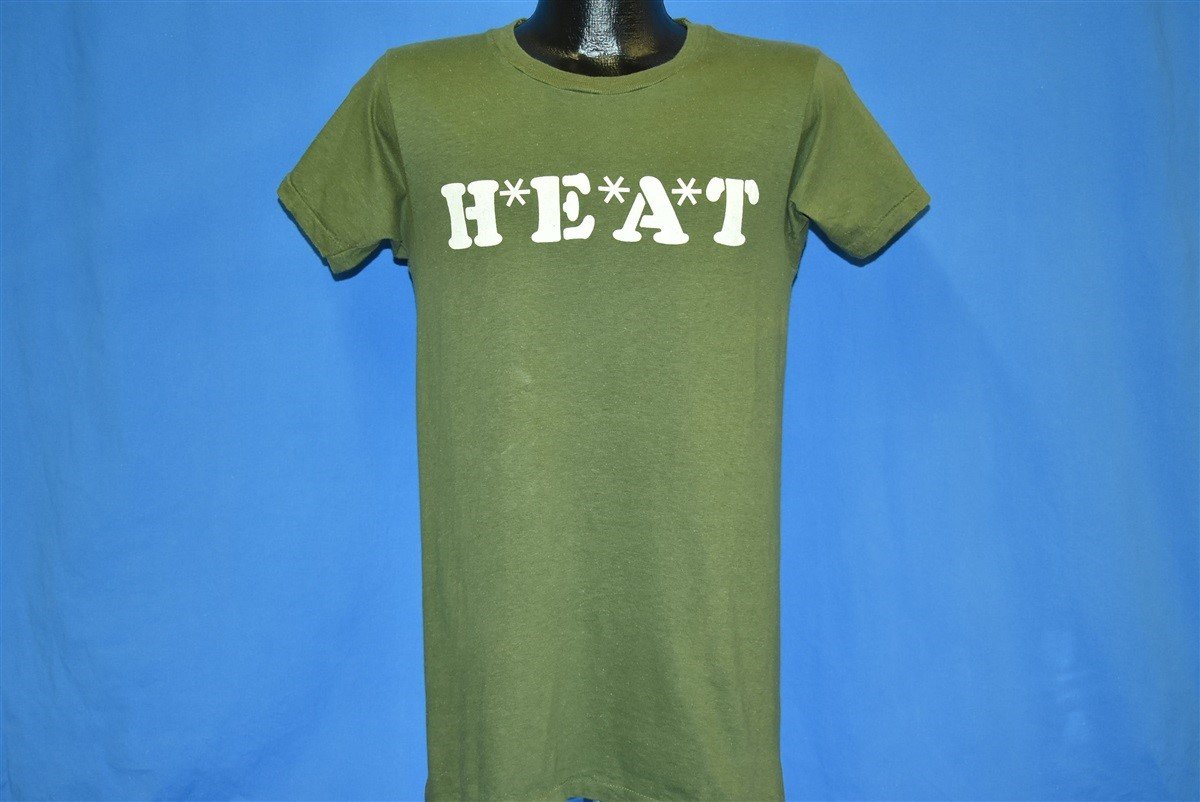 80s H*E*A*T Spoof M*A*S*H Green t-shirt Small product image 2