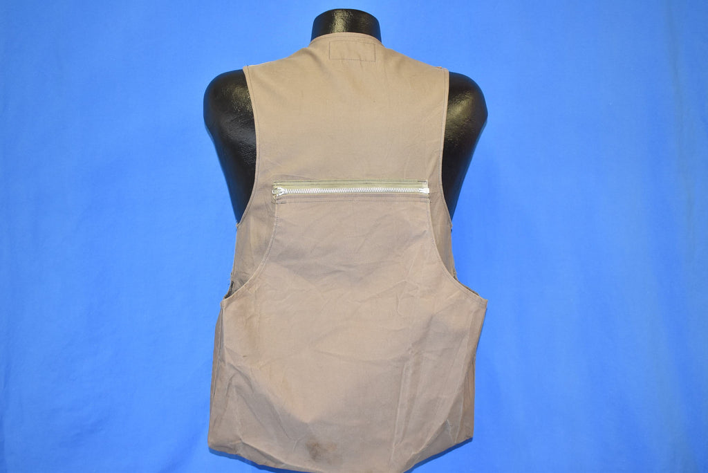 50s 10-X Zipper Front Beige Hunting Vest Small product image 4